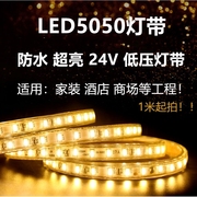 5050LED灯带户外防水家用客厅吊顶220V工程亮化高亮灯带条