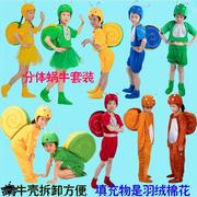 六一动物蜗牛演出服装幼儿园童小蜗牛话剧卡通表演服装成人衣服