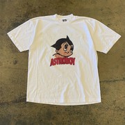 Hero Astro Boy 复古原宿bf风卡通t恤男女短袖宽松时尚短袖T恤ins