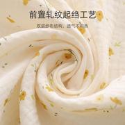 ins婴儿浴巾纱布棉新生宝宝吸水夏季薄款洗澡包单包被儿童盖毯