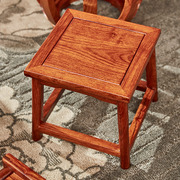 红木小凳子花梨木矮凳实木小板凳，儿童小方凳子刺猬紫檀儿童宝宝椅