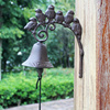 欧式古典风格复古六小鸟铸铁铃铛铁艺门铃壁饰门前铃家居装饰壁饰