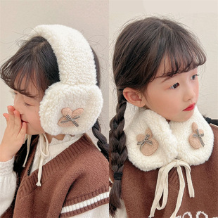 儿童耳包女孩冬季护耳罩防冻毛绒耳套保暖女童耳暖冬天耳捂子卡通