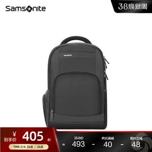 Samsonite新秀丽男士双肩包商务通勤大容量多功能背包电脑包36B10
