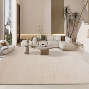 客厅地毯地垫床边茶几毯轻奢家用纯色欧美北欧简约混纺卧室长方形