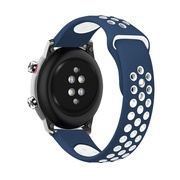 三星galaxywatchactive21智能手表表带4044mm4246硅胶腕带gear，s3s2纯色反扣替换带s4双色男女手表配件