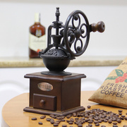 复古咖啡研磨机手动咖啡机，家用磨咖啡豆摩天轮手摇咖啡磨豆机