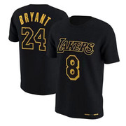 24号Kobe科比球衣男子篮球运动T恤湖人队纪念版8号曼巴圆领短袖棉
