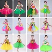 六一儿童演出服可爱女童纱裙连衣裙，幼儿园舞蹈表演服公主裙蓬蓬裙