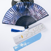 夏季古风杭州小扇子女式中国风古典折扇随身便携折叠扇旗袍舞蹈扇