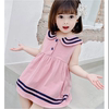 宝宝连衣裙2夏季薄款1纯棉圆领，无袖0-5岁小女童，短裙3夏天儿童裙子