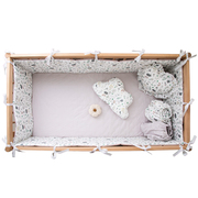 婴儿床床围防撞软包围挡宝宝床围护栏，儿童拼接床笠一片式纯棉a类