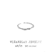 wizardlab原创设计丨99福利，款小众质感银饰，「浮光碎影」肌理细戒