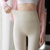 白色鲨鱼皮打底裤女外穿2024春季薄款高腰，收腹健身瑜伽芭比裤