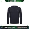 香港直邮hugoboss男士，蓝色棉质长袖t恤tacks-50393629-404