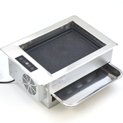 韩式电烤炉商用无烟方形嵌入式纸上烧烤炉烧烤机，烤肉炉烤肉锅安派