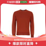 香港直邮潮奢 PT 男士砖红色羊毛毛衣