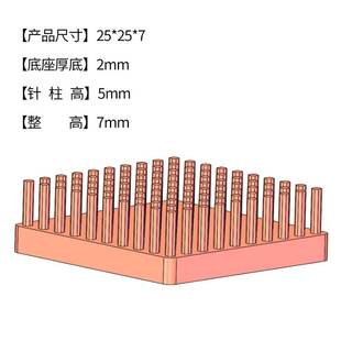 迷你小型散热器破槽超频金鱼，冰蚕电脑笔记本显存，北桥芯片散热贴块