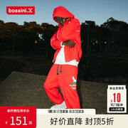 bossiniX男女同款春夏新年兔主题刺绣设计运动卫裤