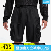 nike耐克男子夏季短裤，黑色训练运动休闲宽松五分裤dx0230-010