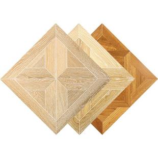 北欧风拉丝白橡木(白橡木，)艺术拼花地，板级日式地热矩阵方形实木复合地板