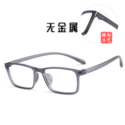 超轻tr90近视眼镜无金属，无螺丝框架全塑镜框，可配有度数防蓝光眼镜