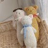 自制钩针diy材料包冰条线，可爱婴儿陪伴安抚猫，兔子玩偶送女友宝宝