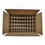 井字隔板卡飞机盒纸箱纸盒，分格子定制扣底y盒双插盒包装