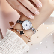 牌时尚女士手表女款学生钢带手链手表电子石英表简约时装手表
