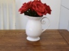 浮雕陶瓷花瓶 巴洛克风格复古小众法式陶瓷花器 白色花瓶水培花器