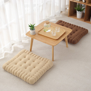 摩洛哥饼干垫餐桌椅子，垫简约垫子榻榻米坐垫，加厚纯色饼干飘窗地垫