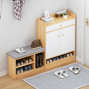 鞋柜家用门口大容量省空间，置物储物柜收纳实木质，简易小型迷你鞋架