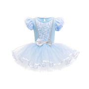 万圣节cosplay服装儿童芭蕾舞蹈礼服苏菲亚艾莎女童公主裙蓬蓬裙
