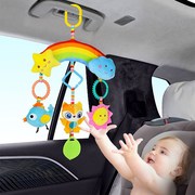 婴儿玩具推车挂件摇铃安抚宝宝0到1岁车载悬挂式床铃彩色公仔挂饰