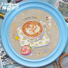 十字绣法国dmc绣线 2月little jiang 原创设计下午茶系列卡布奇洛