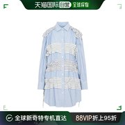 香港直邮MSGM 条纹衬衫连衣裙 3441MDA01Y237010