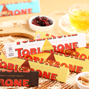 3条装/瑞士进口零食Toblerone三角巧克力雪山牛奶杏仁夹心糖果