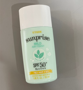 韩国etude爱丽小屋温和清爽防晒霜乳无油水，润保湿啫喱spf50混油皮