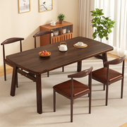 长方形餐桌家用小户型饭桌出租屋，简易桌子商用桌椅，餐饮快餐店桌椅