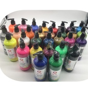 颜料儿童无毒手指画颜料可水洗手掌印脱胶颜料30色画画颜料幼儿园