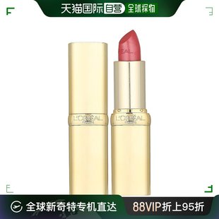 香港直邮欧莱雅 纷泽丰润唇膏，580 牡丹粉色，0.13 盎司（3.6 克