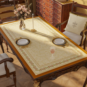 复古美式欧式皮革桌垫餐桌台面垫免洗防水防油桌布防烫PU皮茶几垫