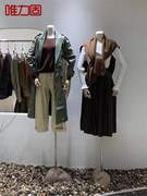 韩版石头锁骨服装店模特道具女装，橱窗半身人台展示架人体婚纱模特