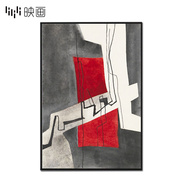 简约现代抽象欧式玄关画走廊，挂画几何油画装饰画，有框画客厅艺术画