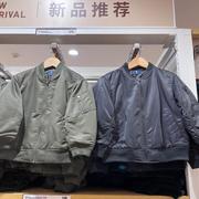 男女儿童装军旅式茄克外套，秋冬棉服飞行员夹克，棒球服r455913