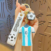 挂件书包挂件汽车钥匙链纪念物小创意世界杯足球衣钥匙扣卡通