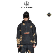 volcom钻石男装户外硬壳，gore-tex专业滑雪服，2024冬季防水外套