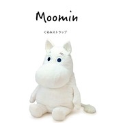 日本正版moomin姆明一族小肥肥超大号姆明公仔玩偶抱枕毛绒玩具
