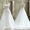 白色新娘婚纱礼服外搭罩裙可拆式半身长裙花边，高腰女士薄纱a字裙