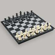ub友邦国际象棋中大号，黑白磁性棋子便携折叠棋盘，儿童益智培训比赛